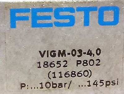 Festo FES18410AD2 RN0101171 145 psi Pneumatic Valve Assembly