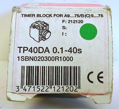 ABB TP-40DA 1SBN020300R1000 690 V AC 10 A 0.1-40 seconds Time Delay Relay
