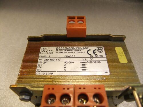 Code Tms50/125/A02 Safety Transformer Pri 230-400-440