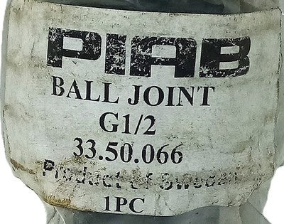 Piab 33.50.066 Suction Cup w/ 1/2 in Ball Joint