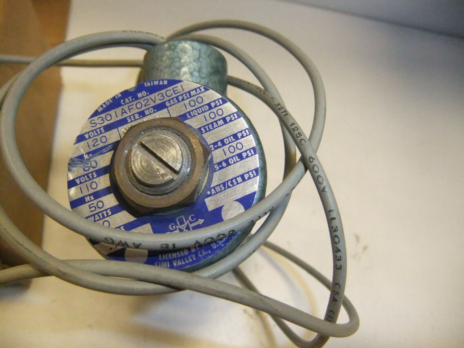 GC Valves 2 Way Solenoid Valve S301AF02V3CE1