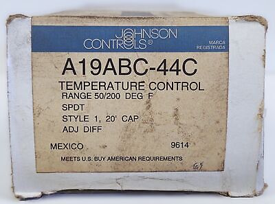 Johnson Controls A19ABC-44 HVAC Temperature Control Probe