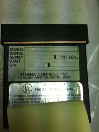 ATHENA 4000-B-F-E-23-55 TEMPERATURE CONTROL