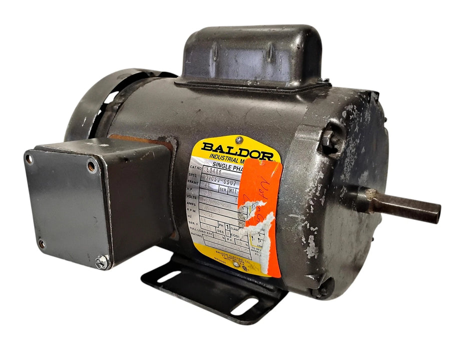 Baldor L3406 115/208-230 V 1/3 HP 1725 RPM Single Phase Motor