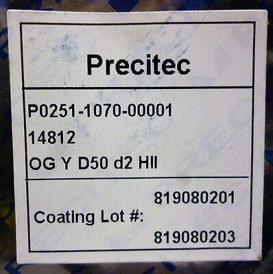 Precitec P025-1070-00001 Lens Protector for Precitec Flat Cutting Laser Head