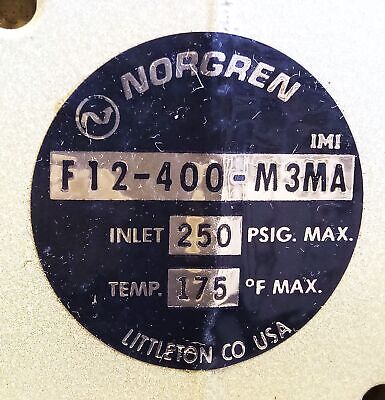 Norgren F12-400-M3MA Compressed air Filter
