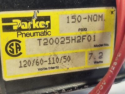 Parker T20025H2F01 Solenoid Valve