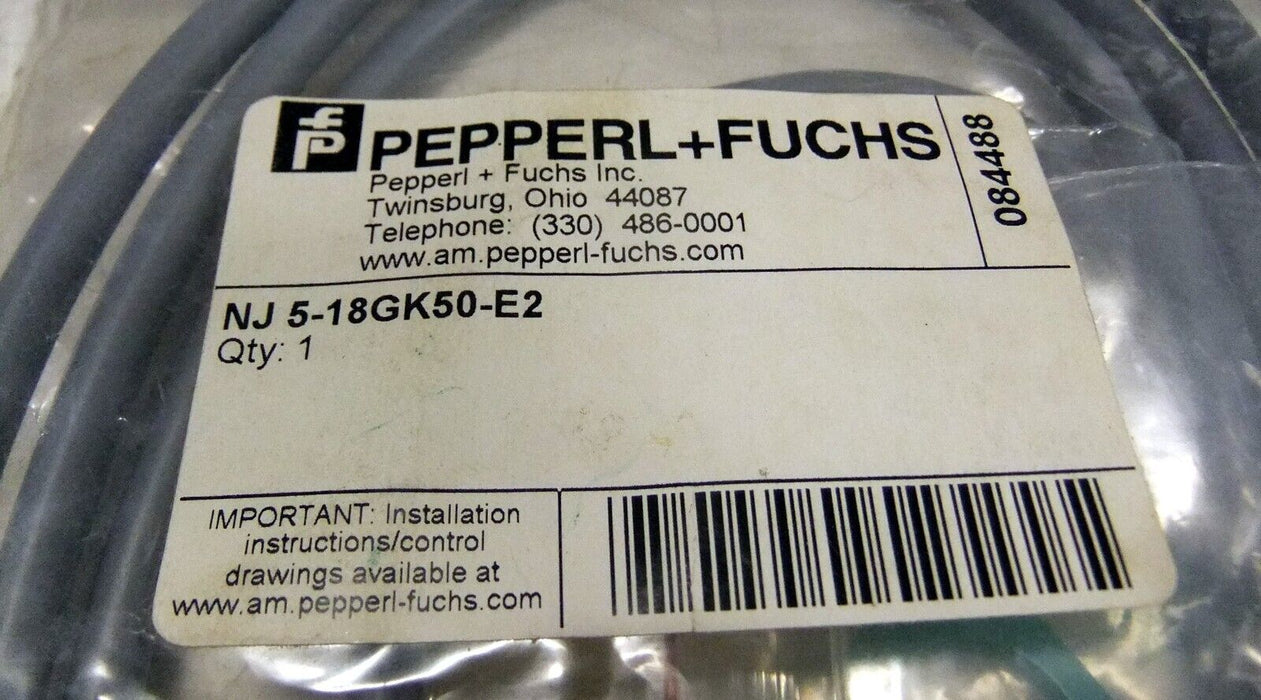 Pepperl NJ5-18GK50-E2 Proximity Sensor