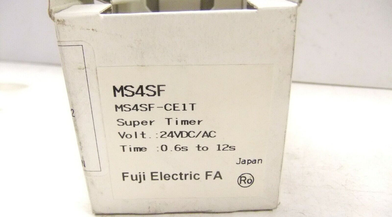 Fuji Timer Off-Delay .6-12S 24VDC/AC MS4SF-CE1T
