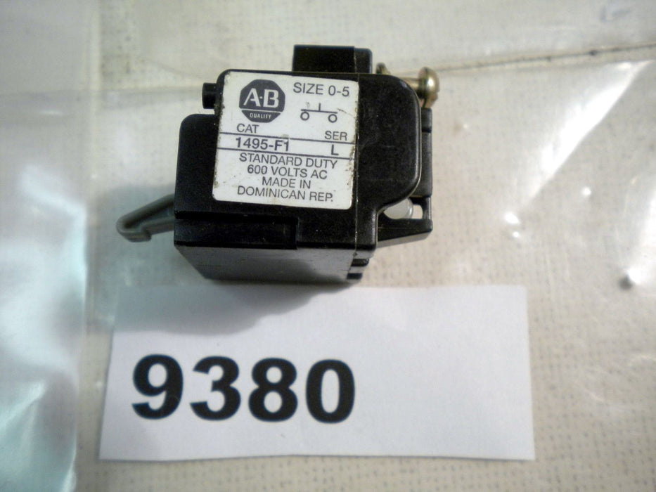 Allen-Bradley Auxiliary Contact 1495-F1 Starter / Contactor