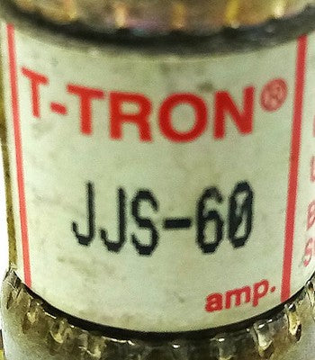 Bussmann JJS-60 T-TRON 600 V AC 60 A Class T Fast-Acting Current-Limiting Fuse