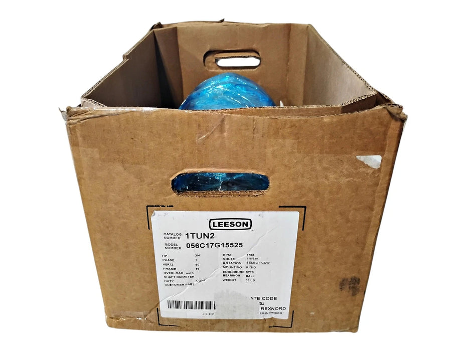 Leeson 056C17G15525 1TUN2 115/230 V 3/4 HP 1725 RPM Hazardous Location Motor