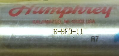 Humphrey 6-BFD-11 Double-Acting Compressed Air Cylinder