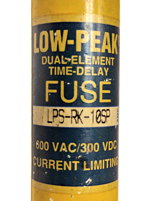 Bussmann LPS-RK-10SP 600VAC/300VDC 10 A Current-Limiting Time-Delay Fuse