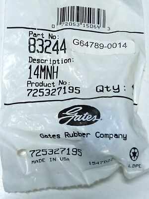 Gates G64789-0014 14MNH M22X1.5 Metric Bite Nut