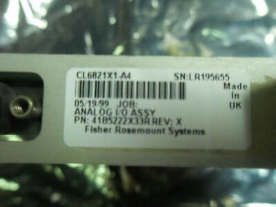 Rosemount CL6821X-A4 / 41B5222X33R Printed Circuit Board