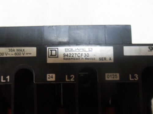 1 Square D 9422TCF30 DISCONNECT SWITCH