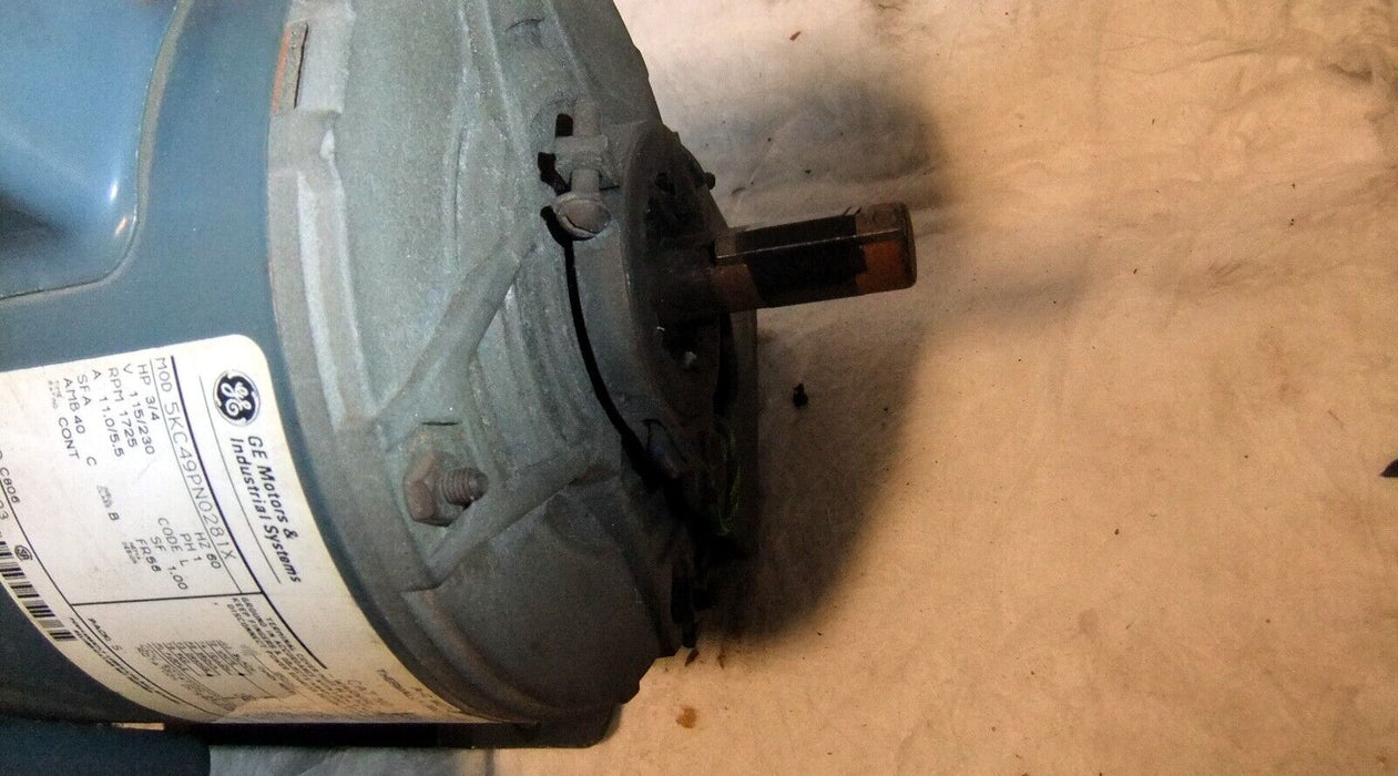 GE Single Phase 3/4 HP Motor 5KC49PN0281X