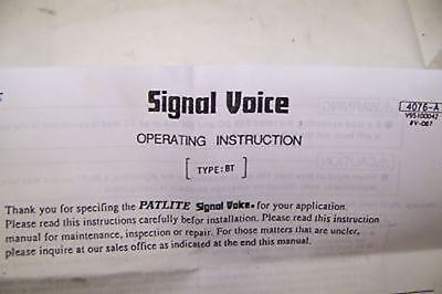 Patlite Signal Voice BT-24V