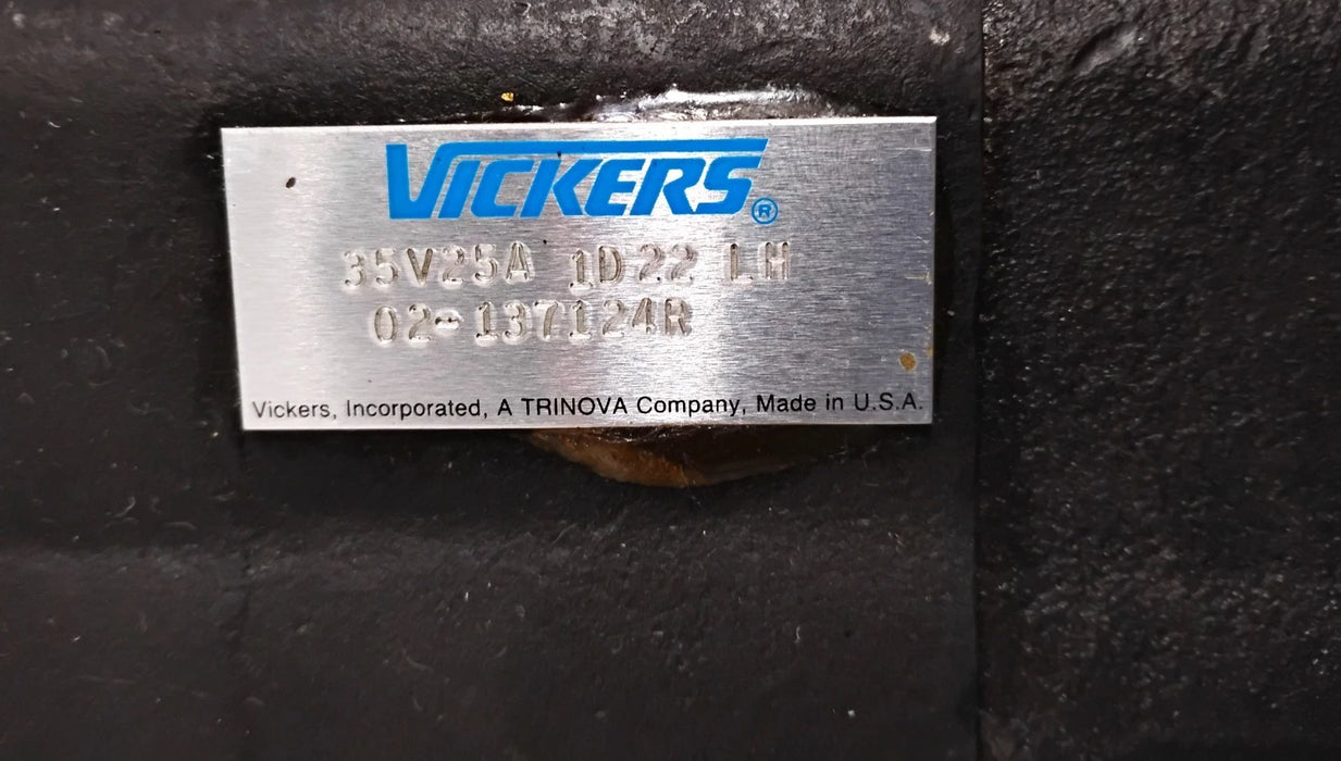 Vickers 35V25A 1D22 LH 35V25A-1D22L Single Hydraulic Vane Pump