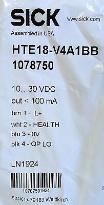 SICK HTE18V4A1BB 10-30VDC Photoelectric Sensor