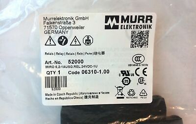 Murr Elektronik 52000 24 V SPDT Relay Interface - Lot of 3