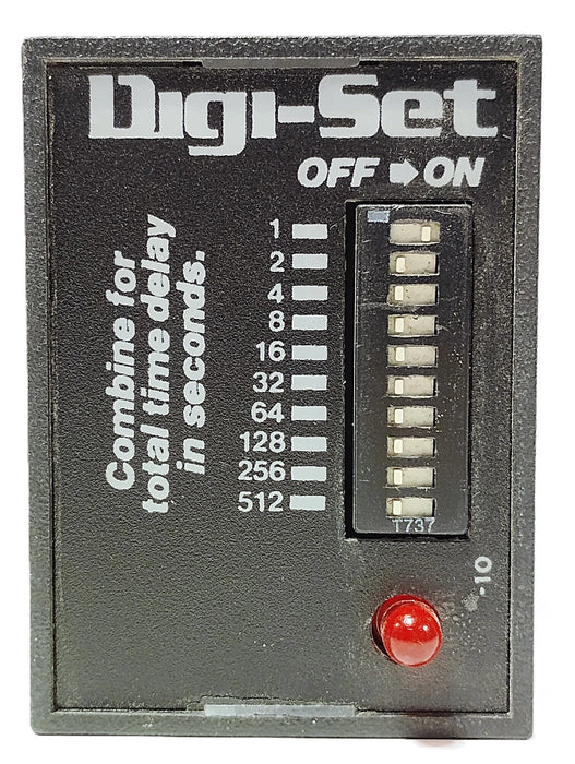 SSAC TDM24DL 24-28 V DC 10 A 1-1023 Seconds DPDT On-Delay Time-Delay Relay