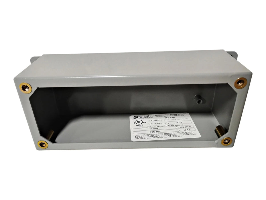 Saginaw SCE-3PBI 22mm NEMA 4/12 3-Hole Pushbutton Enclosure
