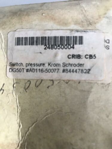 Krom Schroder A9917-11870 Pressure Switch