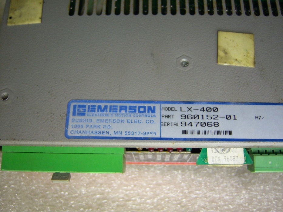 Emerson LX-400 Brushless AC Servo Drive 960152-01
