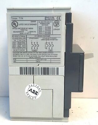 ABB T1N040TL 40 A 3 P SACE TMAX T1N Thermal Magnetic Circuit Breaker