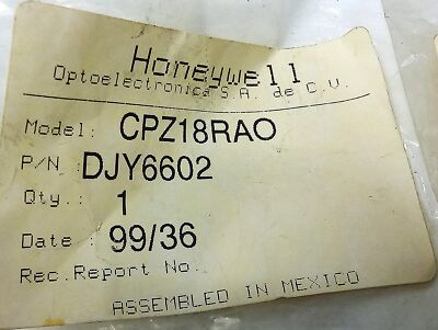 Honeywell CPZ18RAO DJY6602 Right Angle Adapter for Photoelectric Switch
