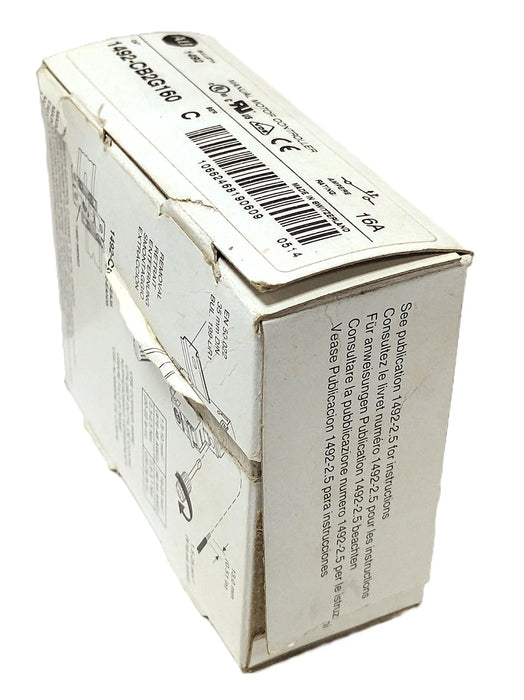 Allen-Bradley 1492-CB2G160 480Y/277V 16 A 2-Pole Circuit Breaker for Motors