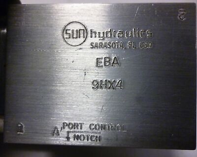 Sun Hydraulics EBA Manifold