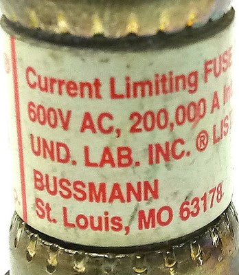 Bussmann JJS-60 T-TRON 600 V AC 60 A Class T Fast-Acting Current-Limiting Fuse