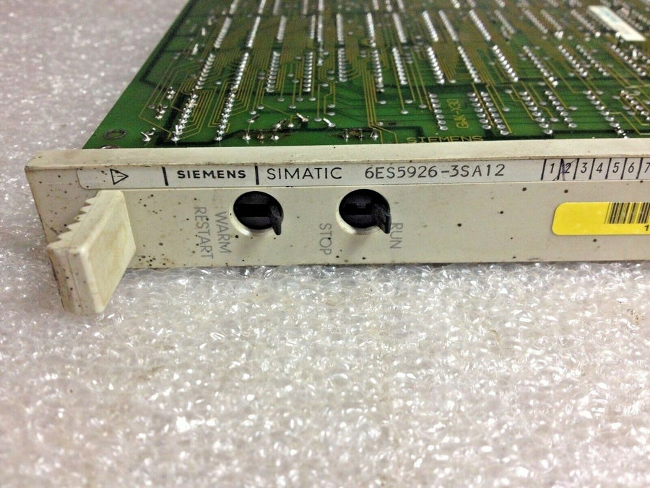 Siemens 6ES5926-3SA12 CPU Module