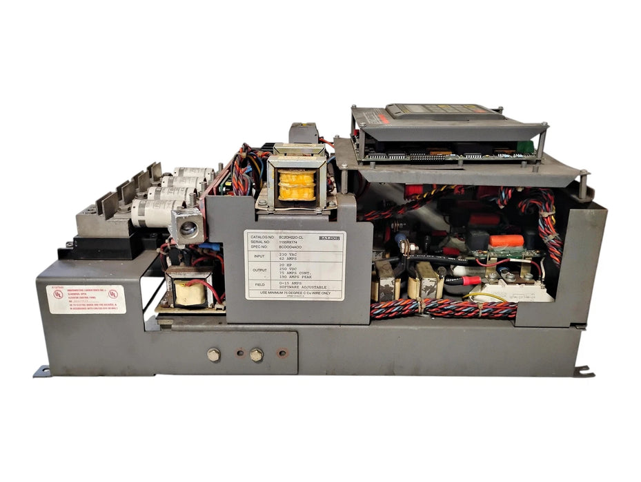 Baldor BC20H220-CL 230 V AC 62 A 20 HP Line Regen DC Drive