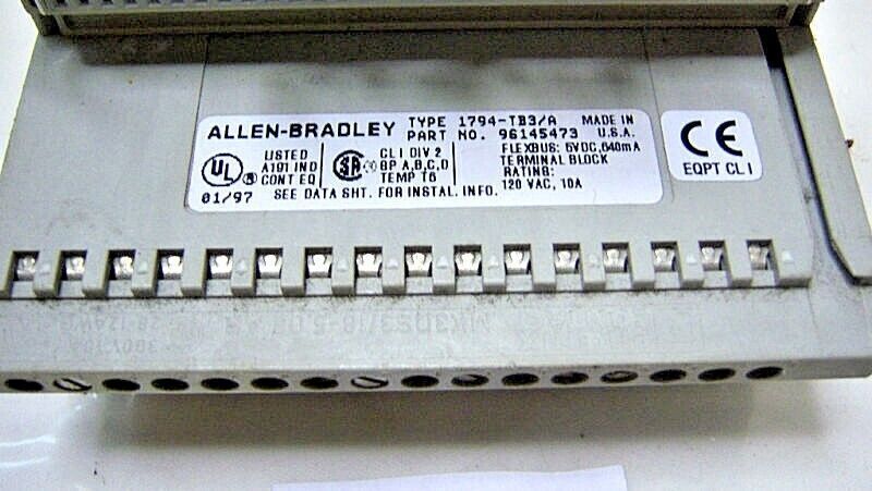 Allen-Bradley Flexibus Terminal Block 1794-IB3/A