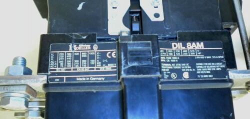 Klockner Moeller DIL6AM Contactor 600V 315A 110/120 Coil