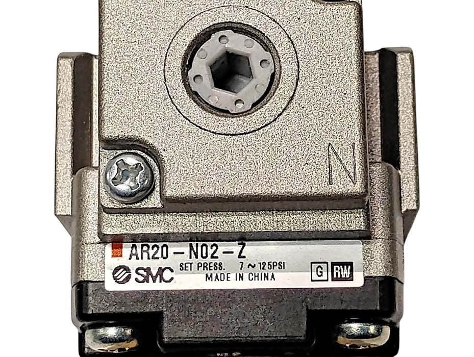 SMC AR20-N02-Z 7-125 psi Air Pressure Regulator w/ 1/4 in NPT Port