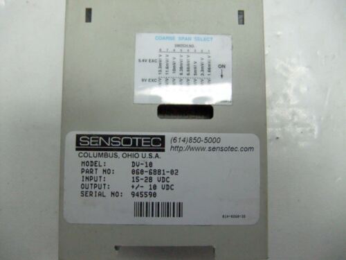 Sensotec In-Line Amplifier DV-10
