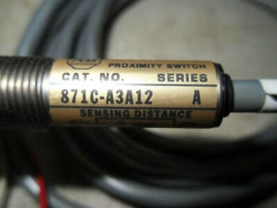 Allen-Bradley 871C-A3A12 Ser A Cylindrical Proximity Switch