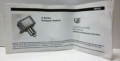 United Electric J6-364-9632 Pressure Switch