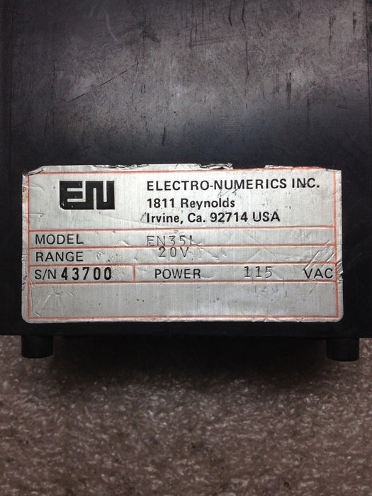ELECTRO-NUMERICS EN351 DIGITAL METER