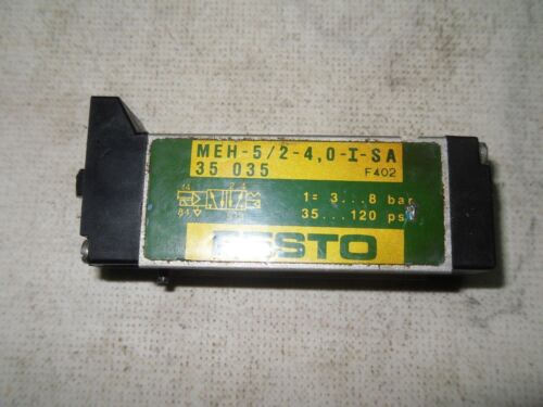 1 Festo MEH-5/2-4.0-I-SA 35 035 SOLENOID VALVE