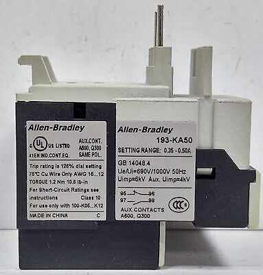 Allen-Bradley 193-KA50 Overload Protection Relay