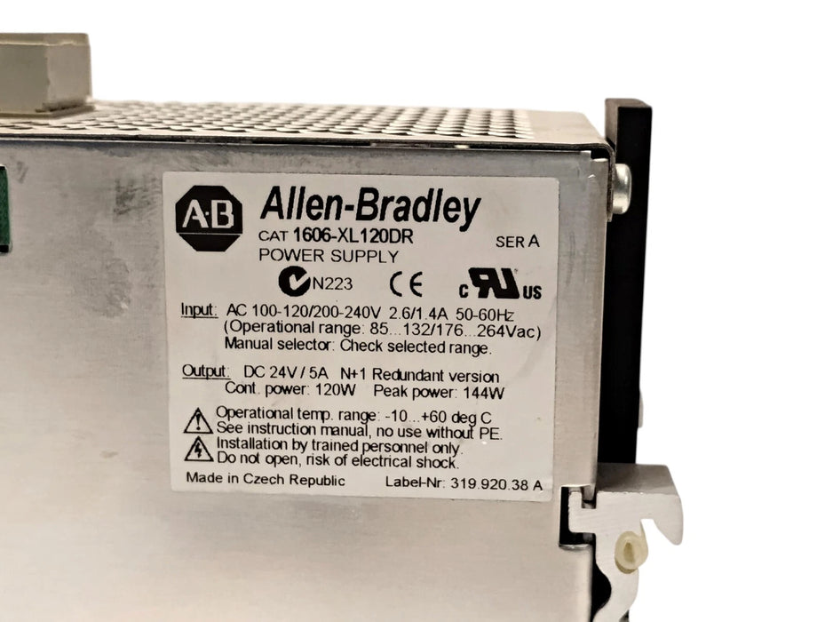 Allen-Bradley 1606-XL120DR 24 V DC 5 A PLC Power Supply