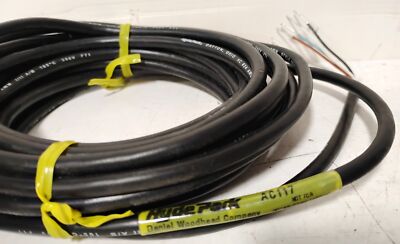 Hyde Park AC117 16 ft Right-Angle M12 Micro 4-Conductor Connector Cable w/ LEDs