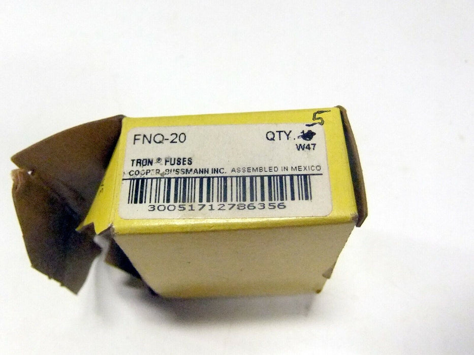 5 Bussmann FNQ-20 Fuses
