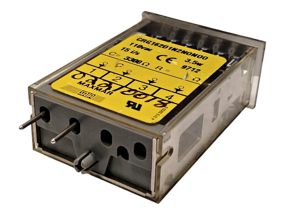 SAIA CRG162D1N2N0N00 MAXMAR 115 V AC 15 i/s Electronic Counter